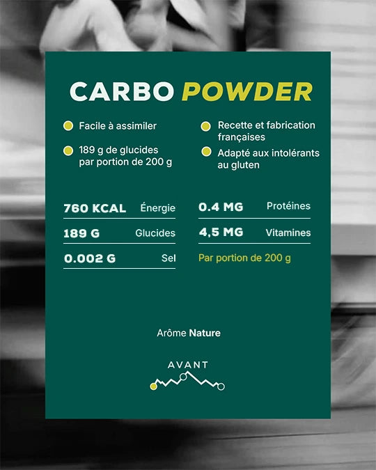 Boisson de préparation - maltodextrine - Carbo Powder