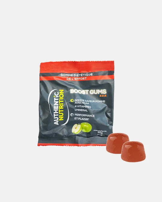 Gommes énergétiques - Boost Gums 30 g - Arôme Pomme
