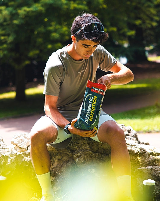 boisson isotonique Booster+ en poudre format 1500g arôme pêche
