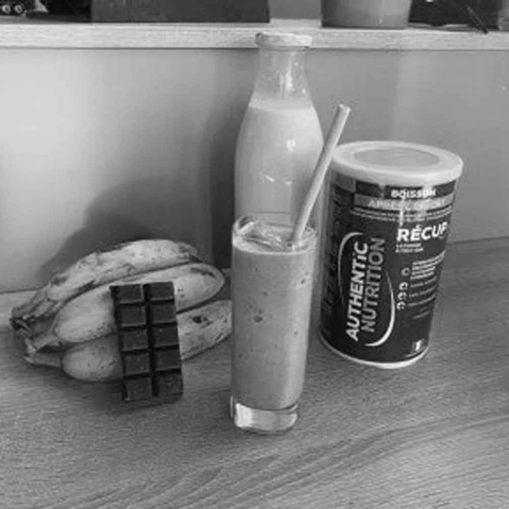 Milk-shake récup choco-banane