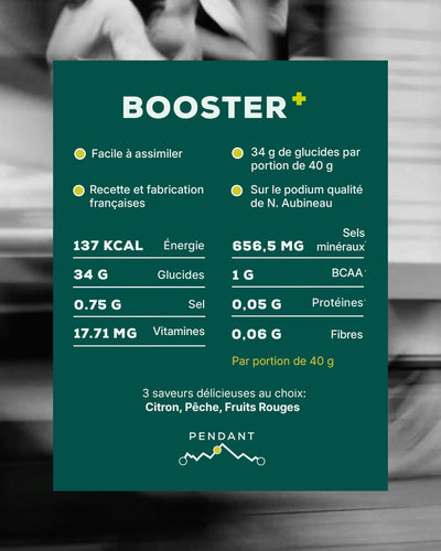 Boisson énergétique isotonique - Booster +